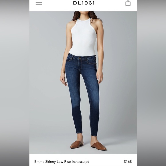 DL1961 EMMA SKINNY JEANS IN LIGHT-WASH SIZE 27 - Picture 4 of 7